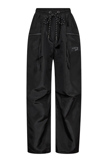 Cargo Zip Pocket Pant - Black