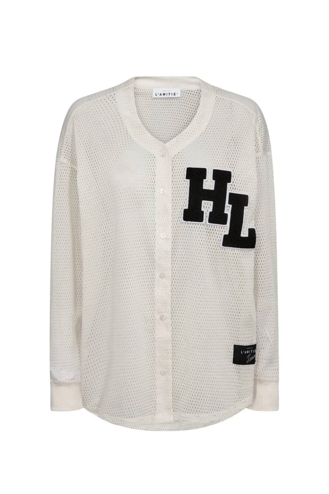 Drift LS Court Blouse - Pearl