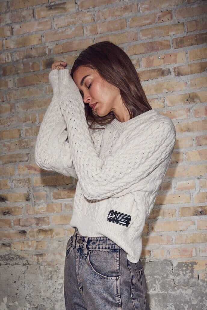 Duke Cable Knit – Oyster