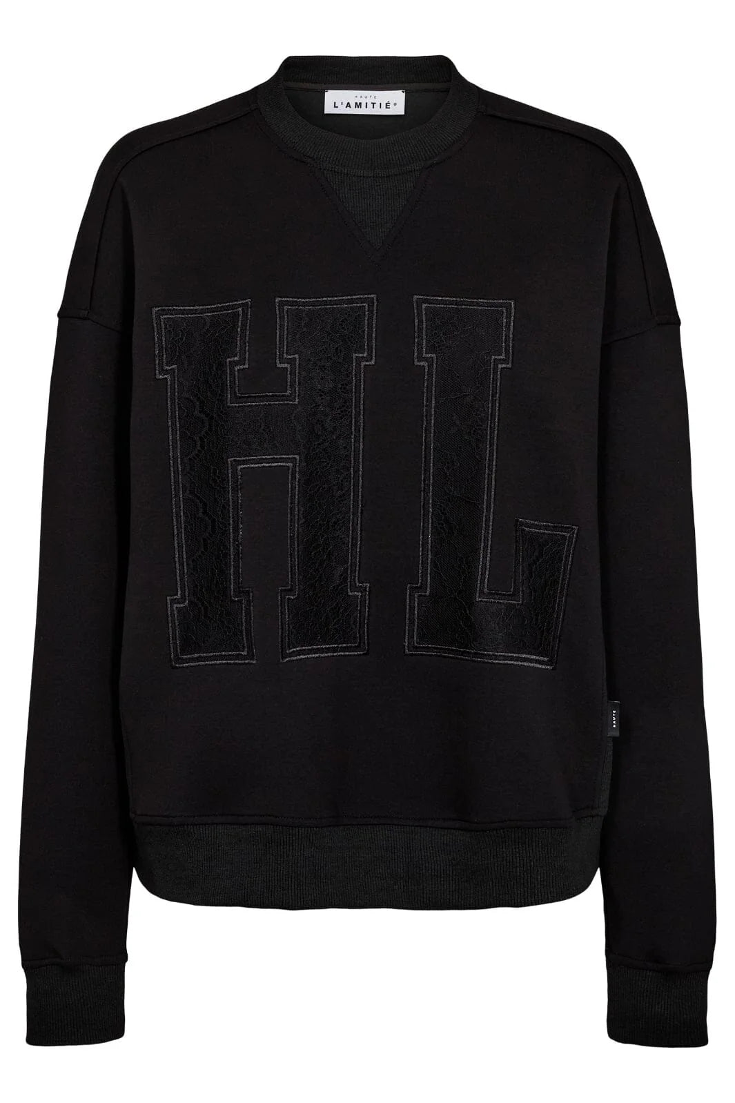 Lace Application Sweat - Black