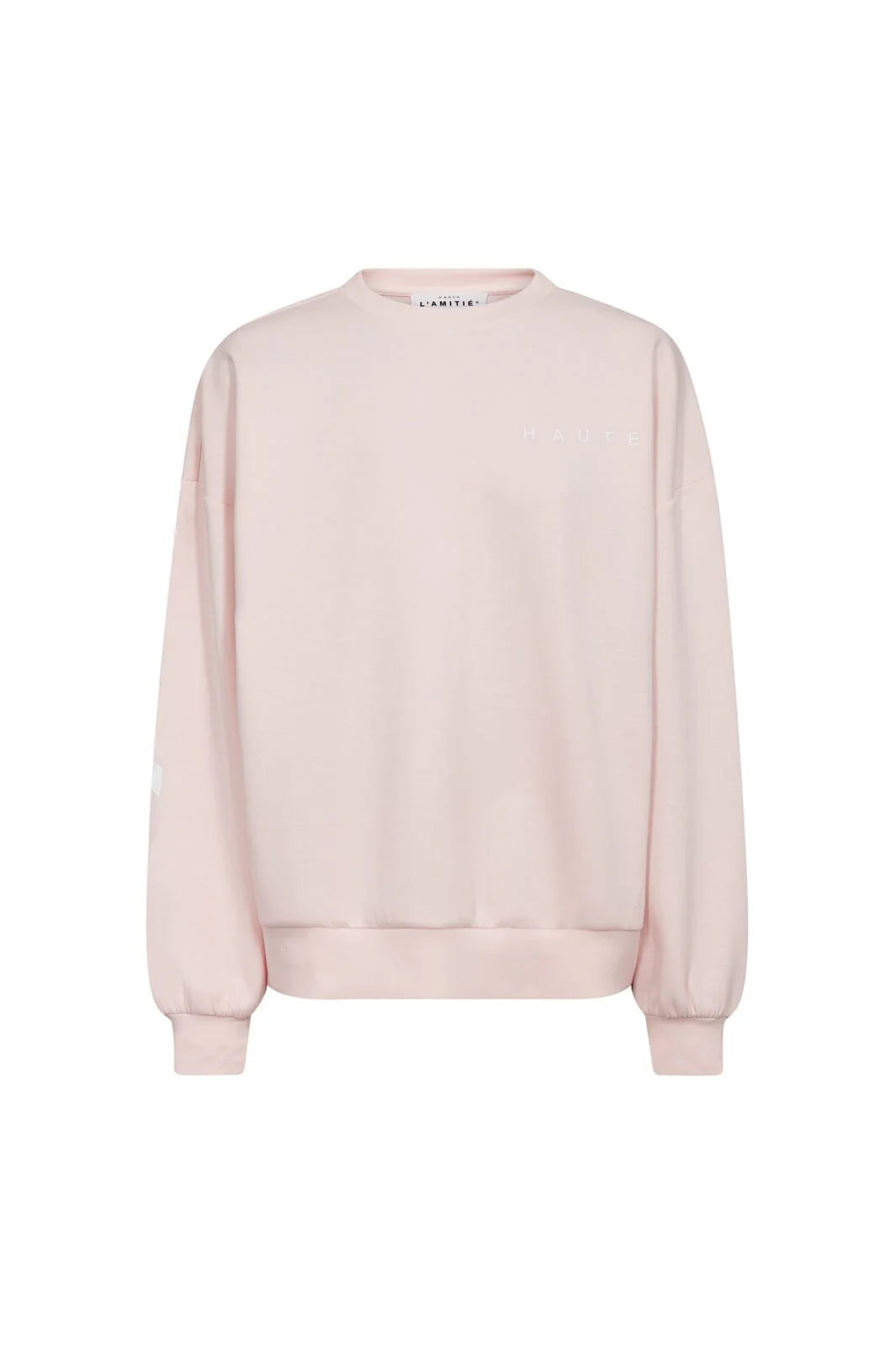 Maxi Split Logo Sweat - Iced Rose