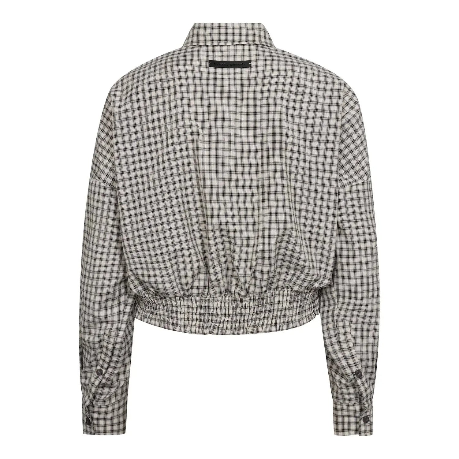 Mimosa Check Smock Shirt - Grey Check