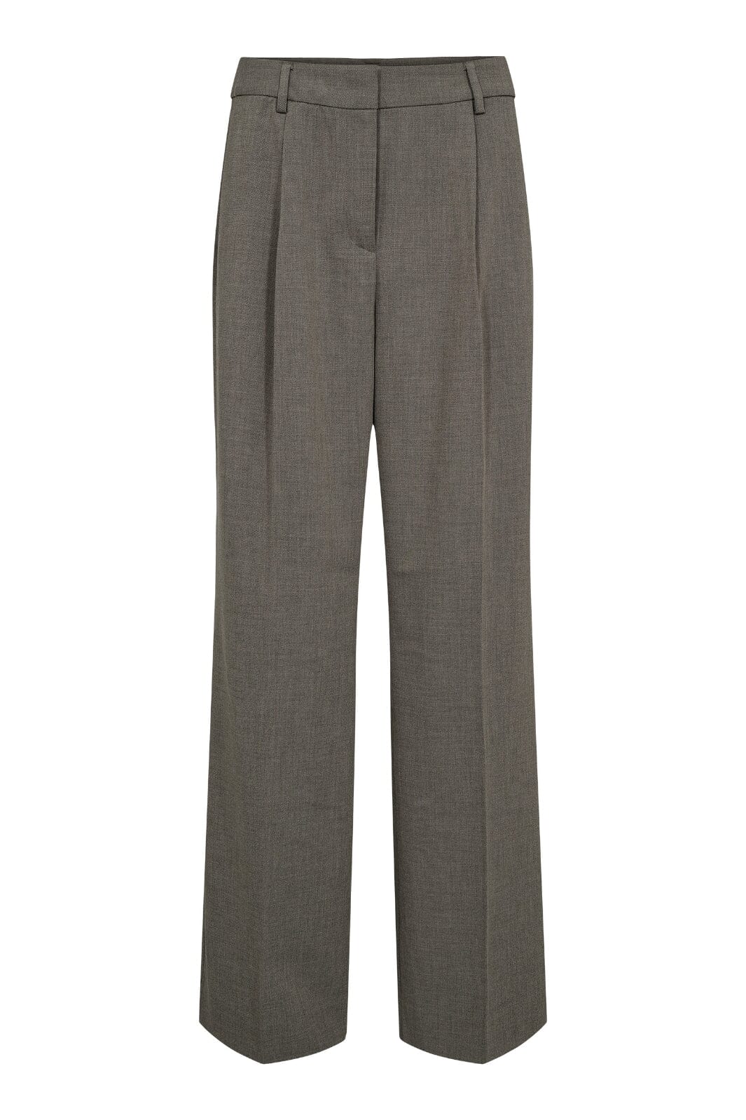 Nicole Pleat Tall Pant - Beige Melange