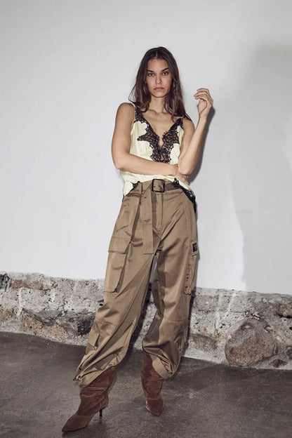 Rabi Cargo Pocket Pant - Walnut
