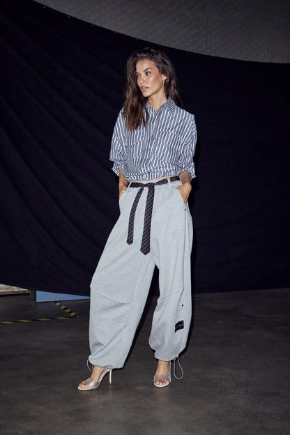 Stone Crop Pocket Shirt - Black Stripe