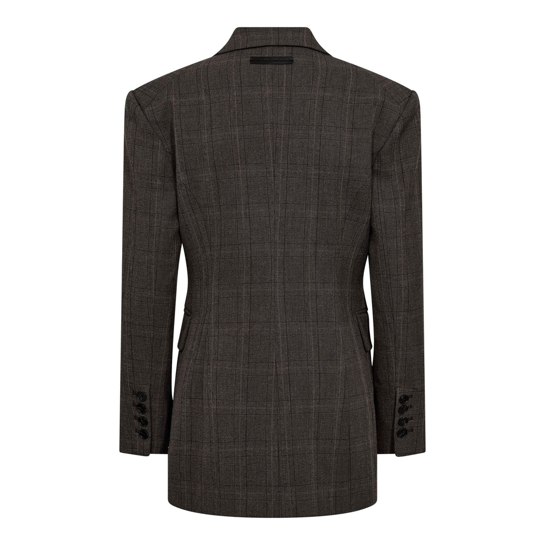 Taillierter Blazer - Mocca
