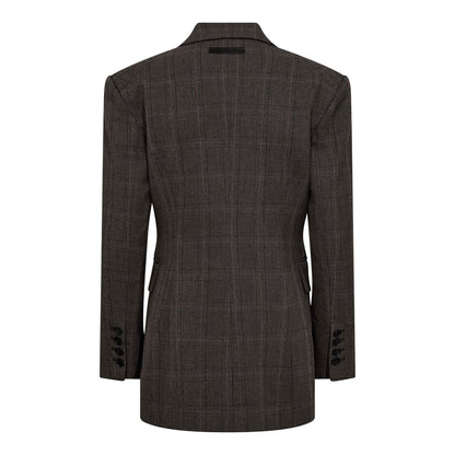 Taillierter Blazer - Mocca