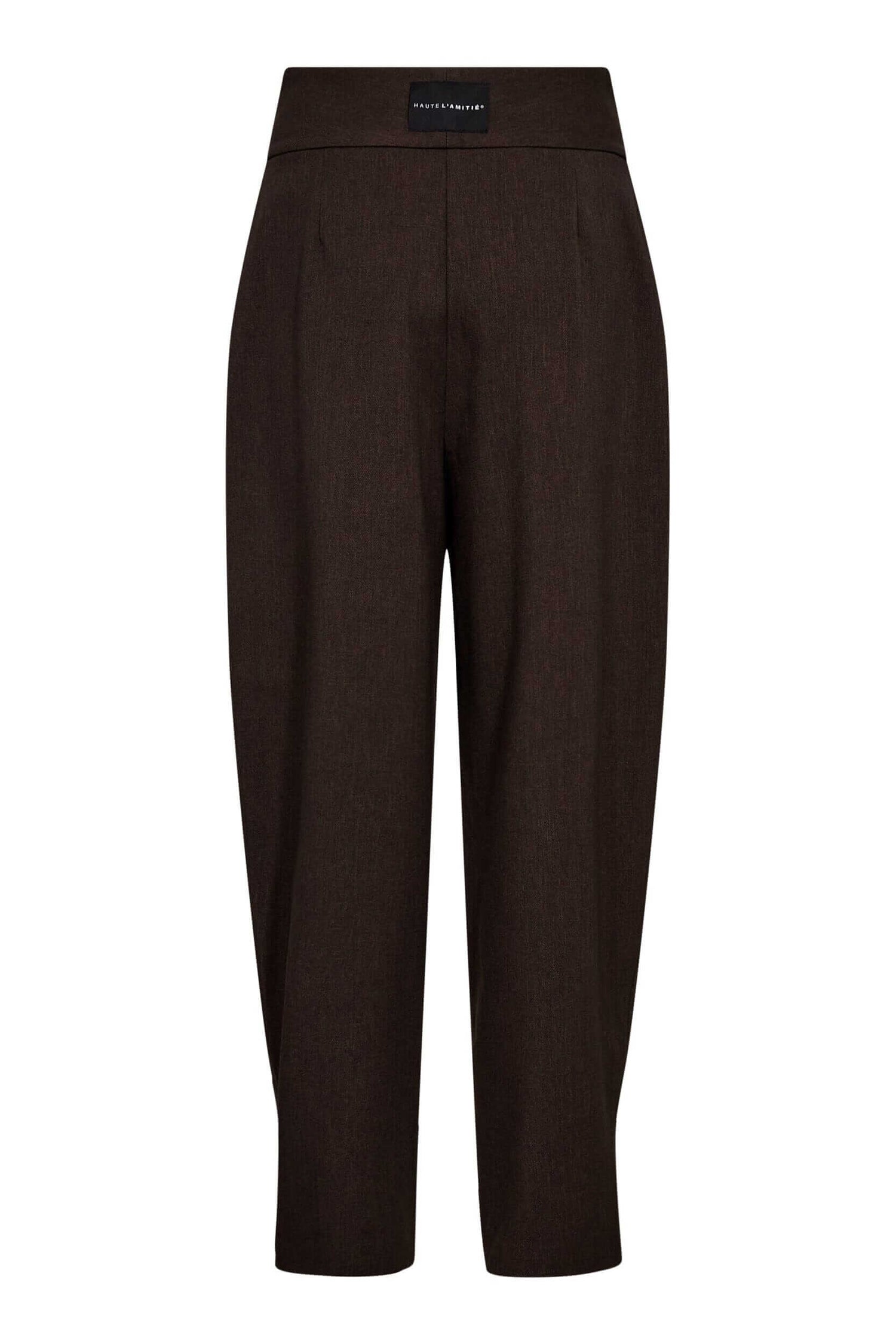 Zeppe Pleat Pant - Mocca Melange