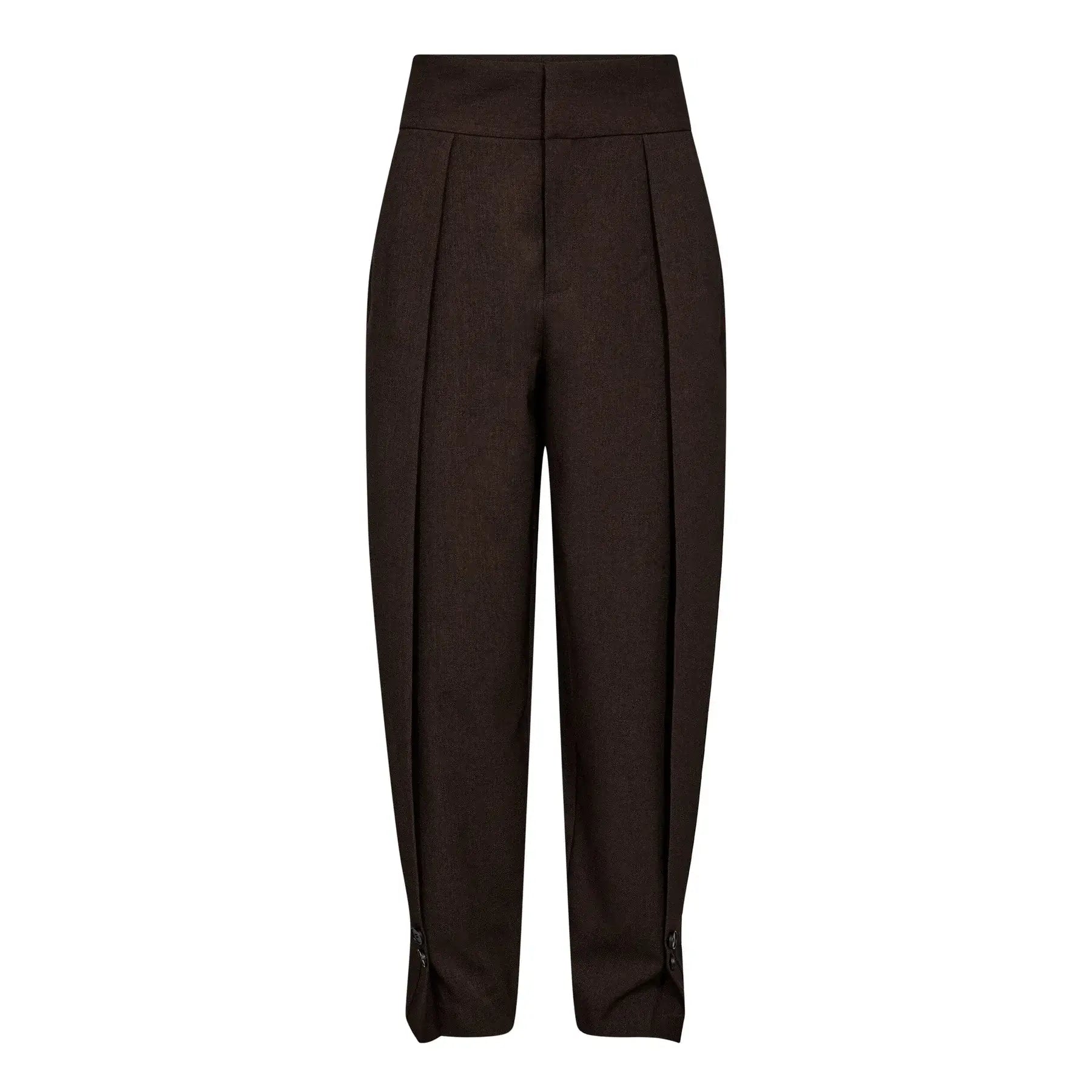 Zeppe Pleat Pant - Mocca Melange