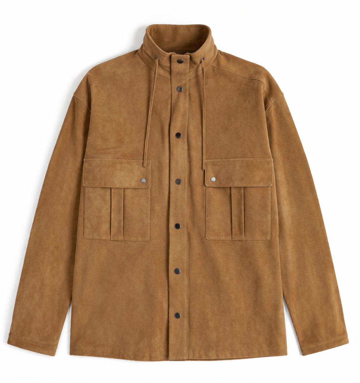 Haya Suede blouse - Cinnamon