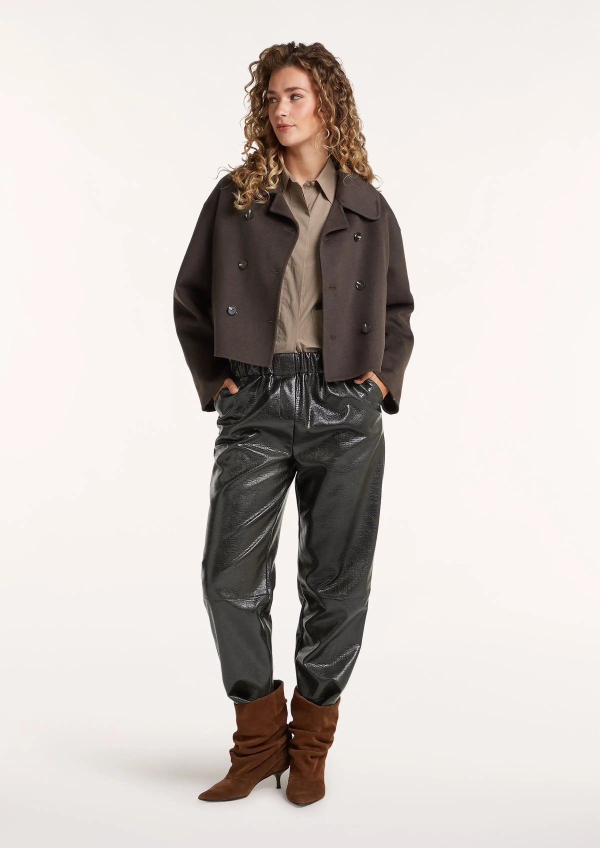 Heather Jacket - Coffee Bean