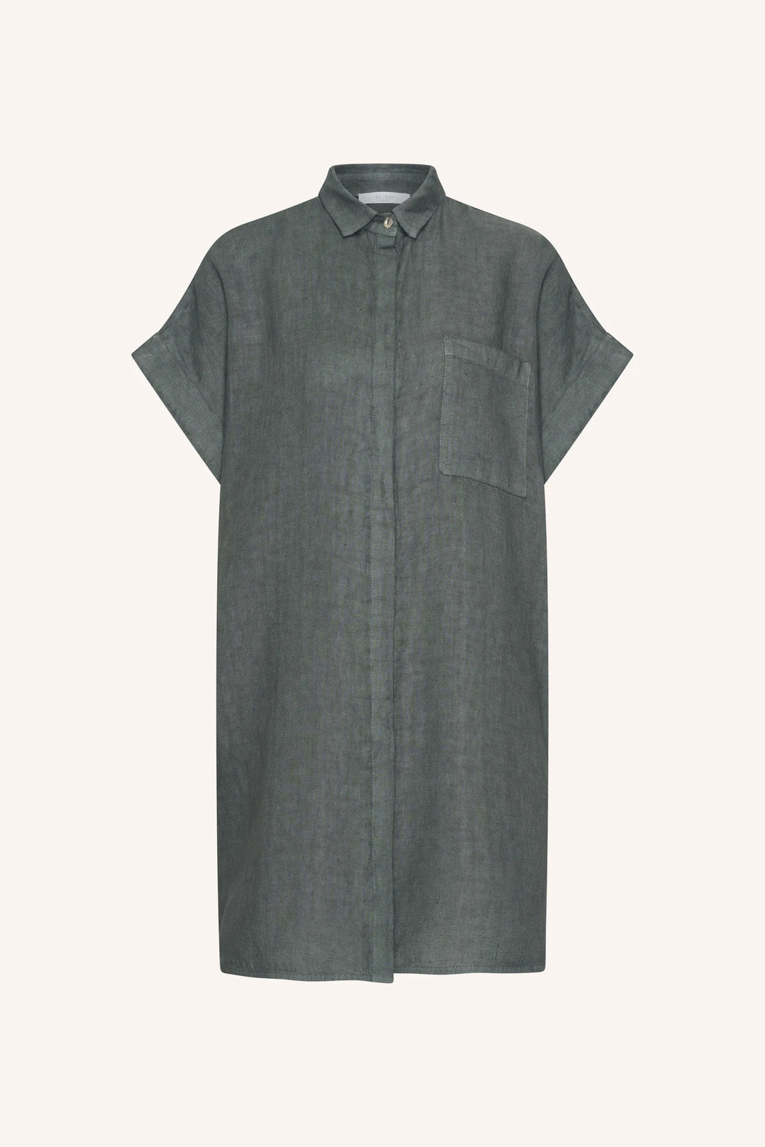 Hella linen dress - Charcoal