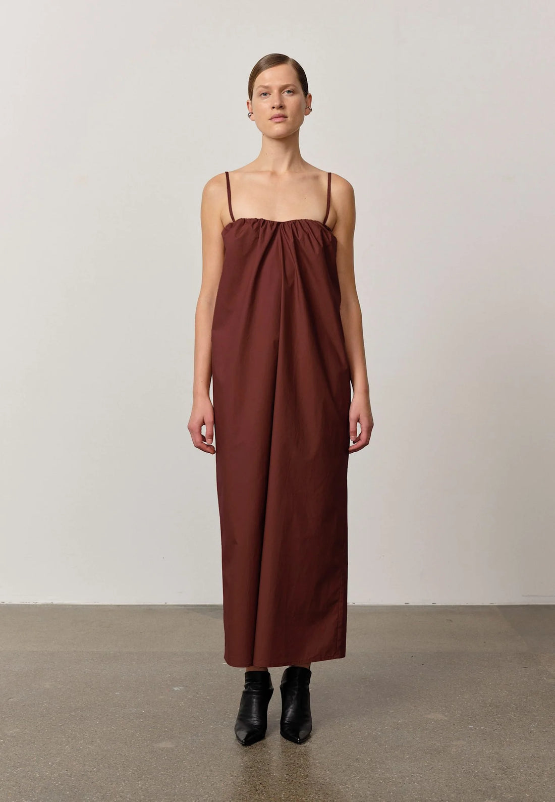 Colette Dress - Mahogany