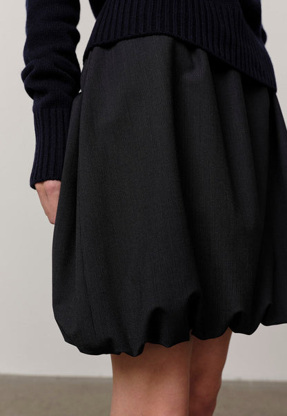 Evans Skirt - Navy Melange