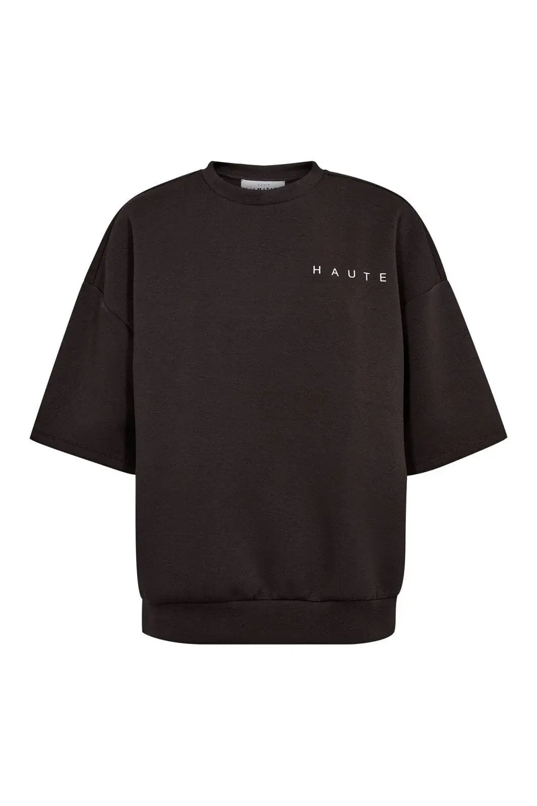 Maxi Split SS Logo Sweat - Antracit