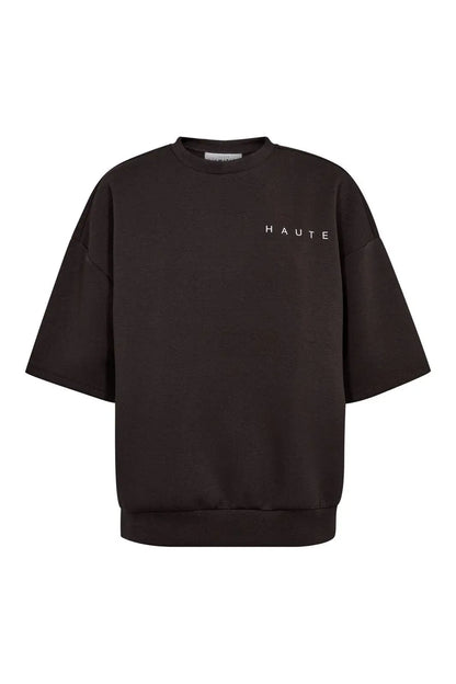 Maxi Split SS Logo Sweat - Antracit