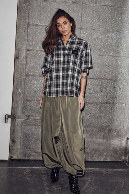 Thalia Harem Pant - Army