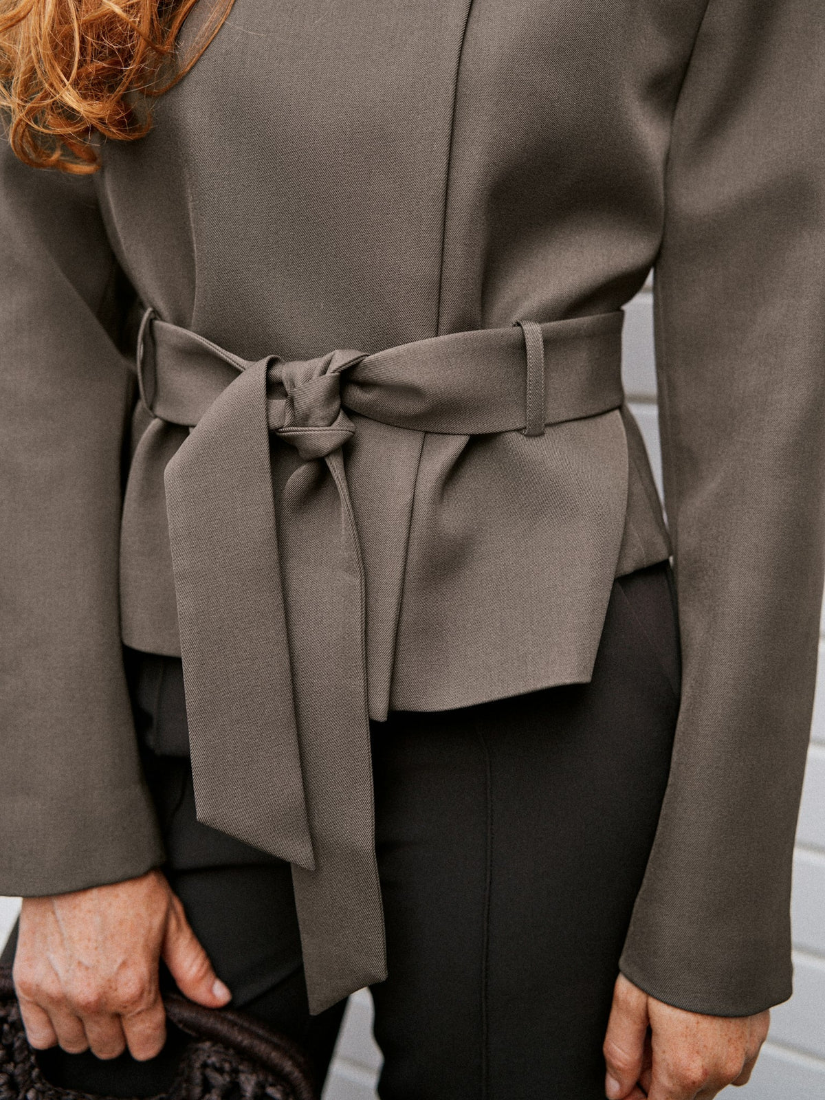 Kailyn Structure Blazer - Dusty Brown