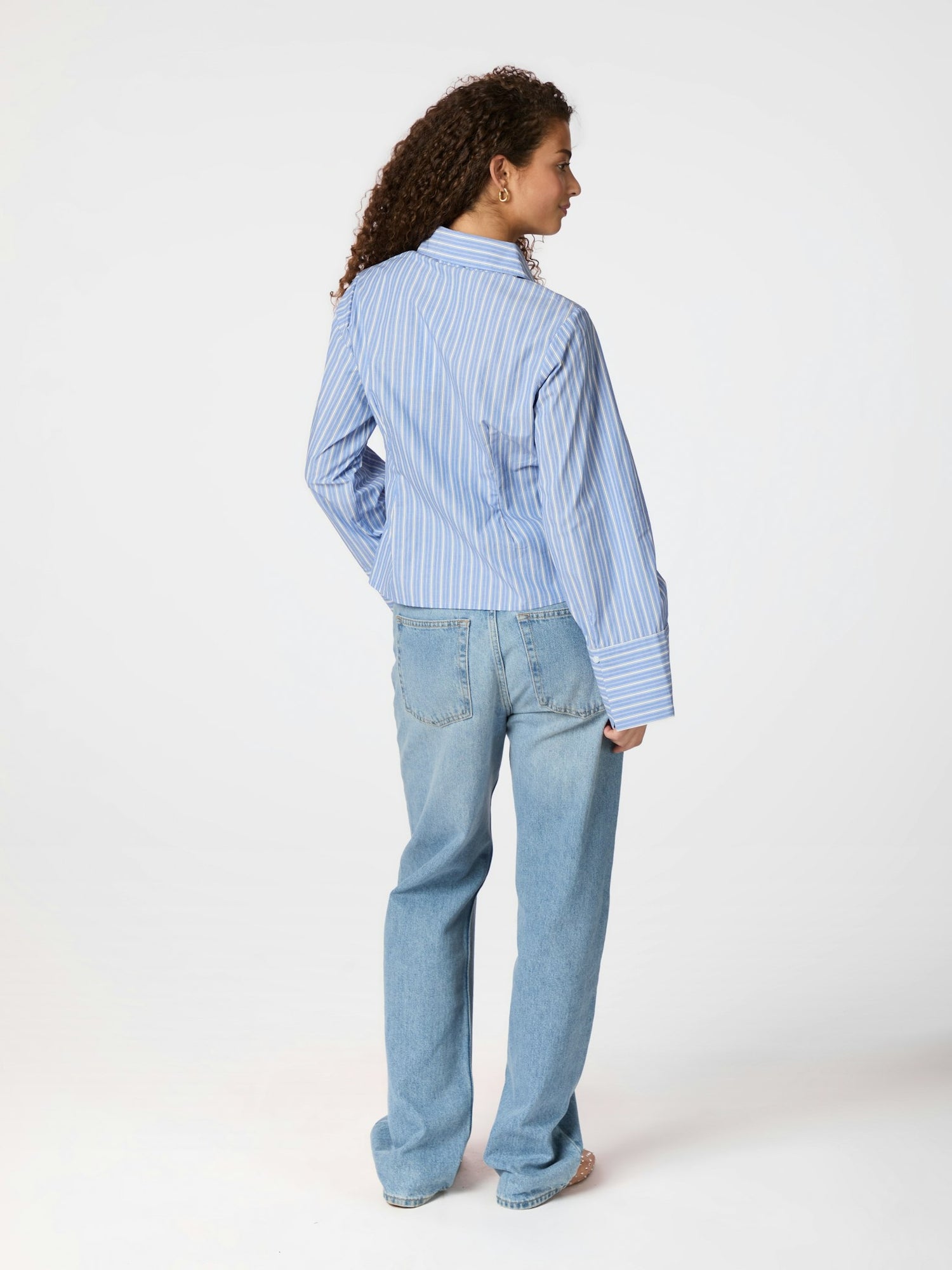 Rosa Stripe Shirt - Blue