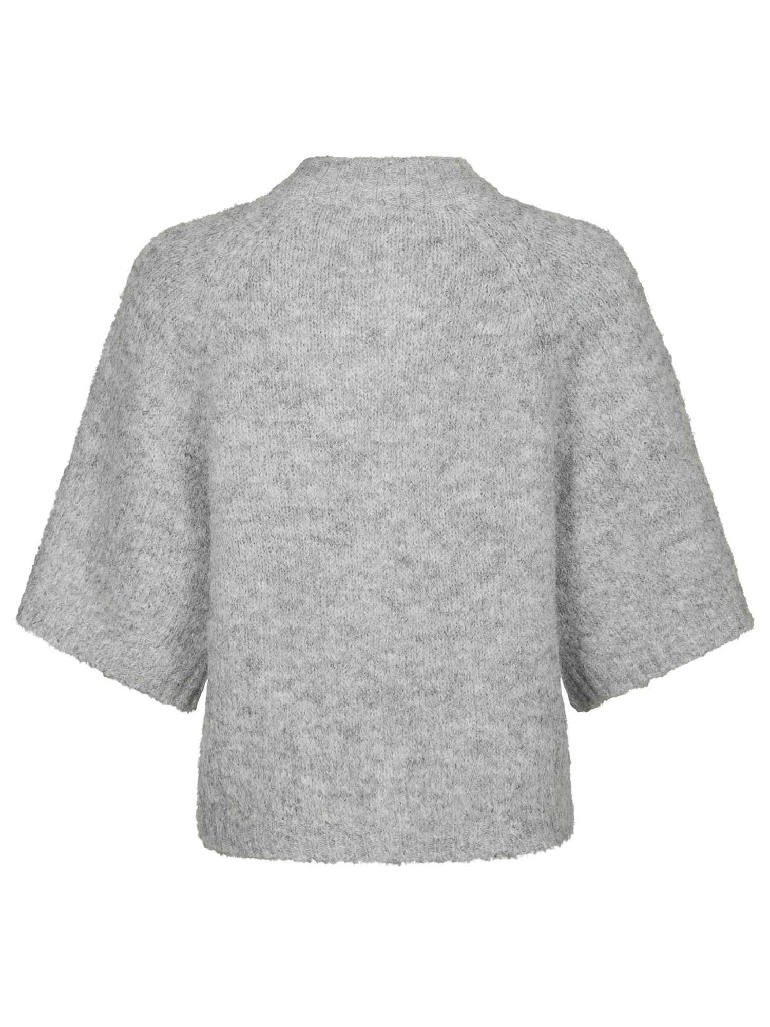 Benuta Fluffy Knit Cardigan – Grau meliert