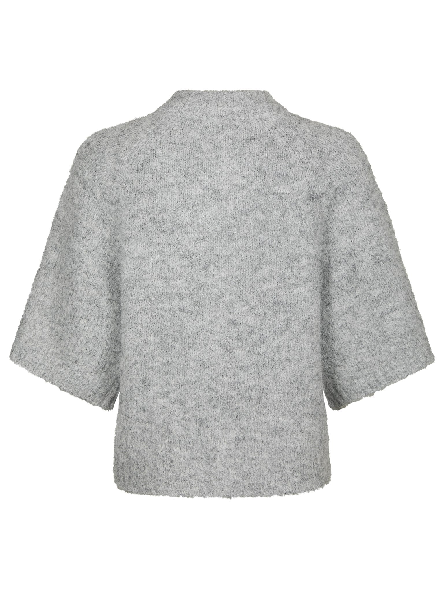 Benuta Fluffy Knit Cardigan – Grau meliert