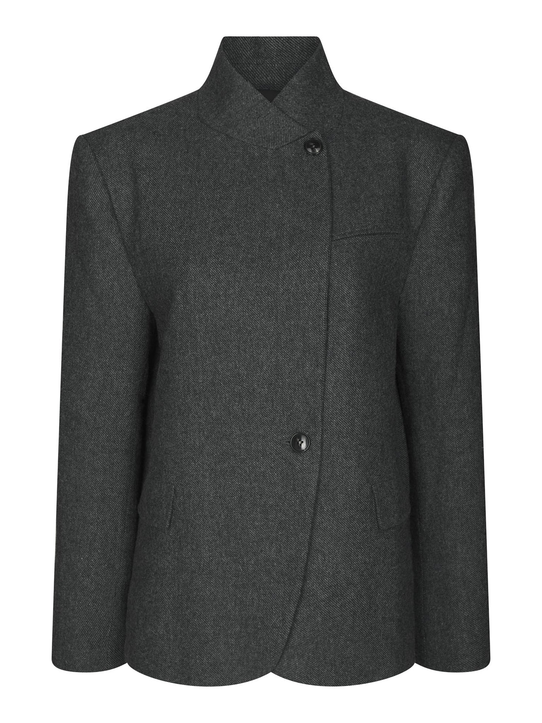 Nerine Structure Twill Blazer - Antracit