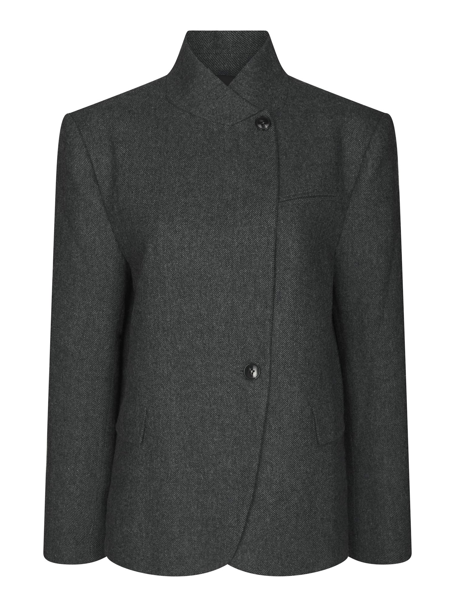 Nerine Structure Twill Blazer - Antracit