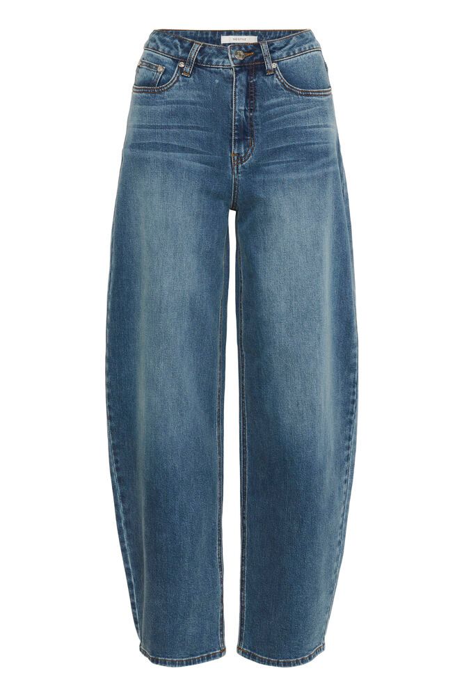 GZviva HW Baggy Jeans - Vintage Blu