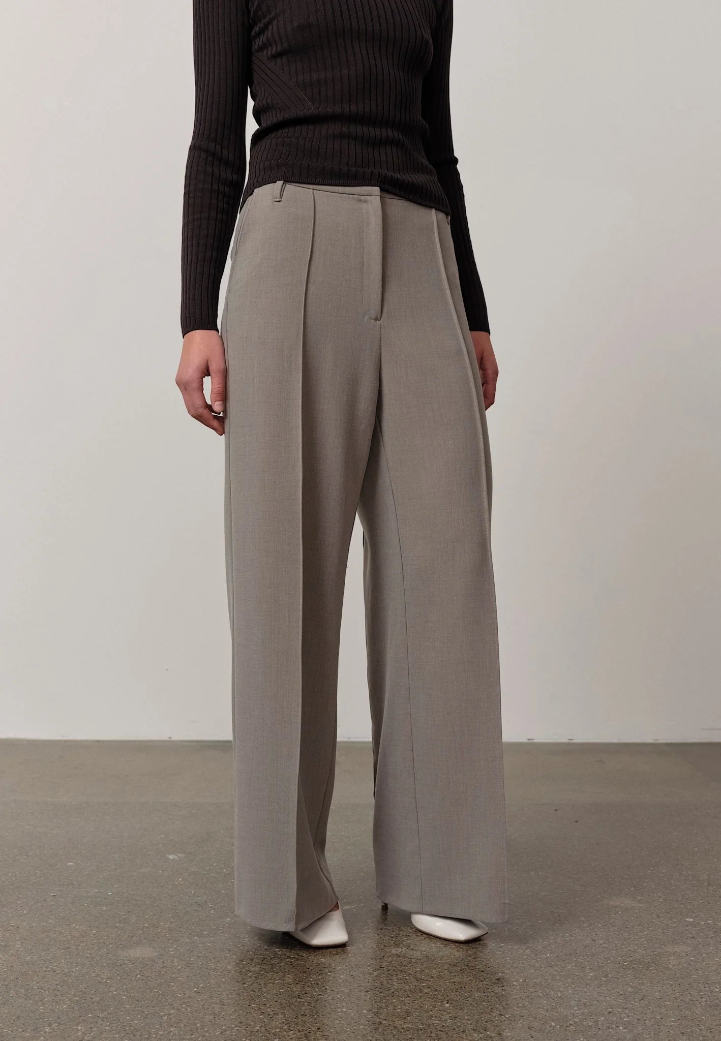 Kimberly Pants - Light Grey
