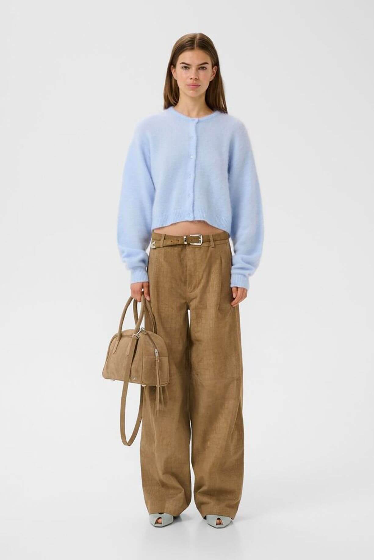 GZdebbie Short Cardigan - Blue Finch Melan