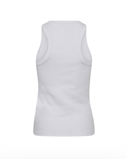 SaharaCC Embroidery Tank Top - White