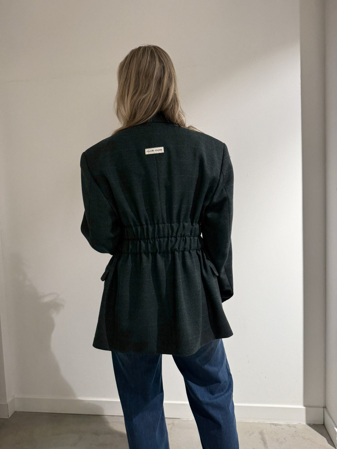 Blazer Lang One - Blue and green checkered one
