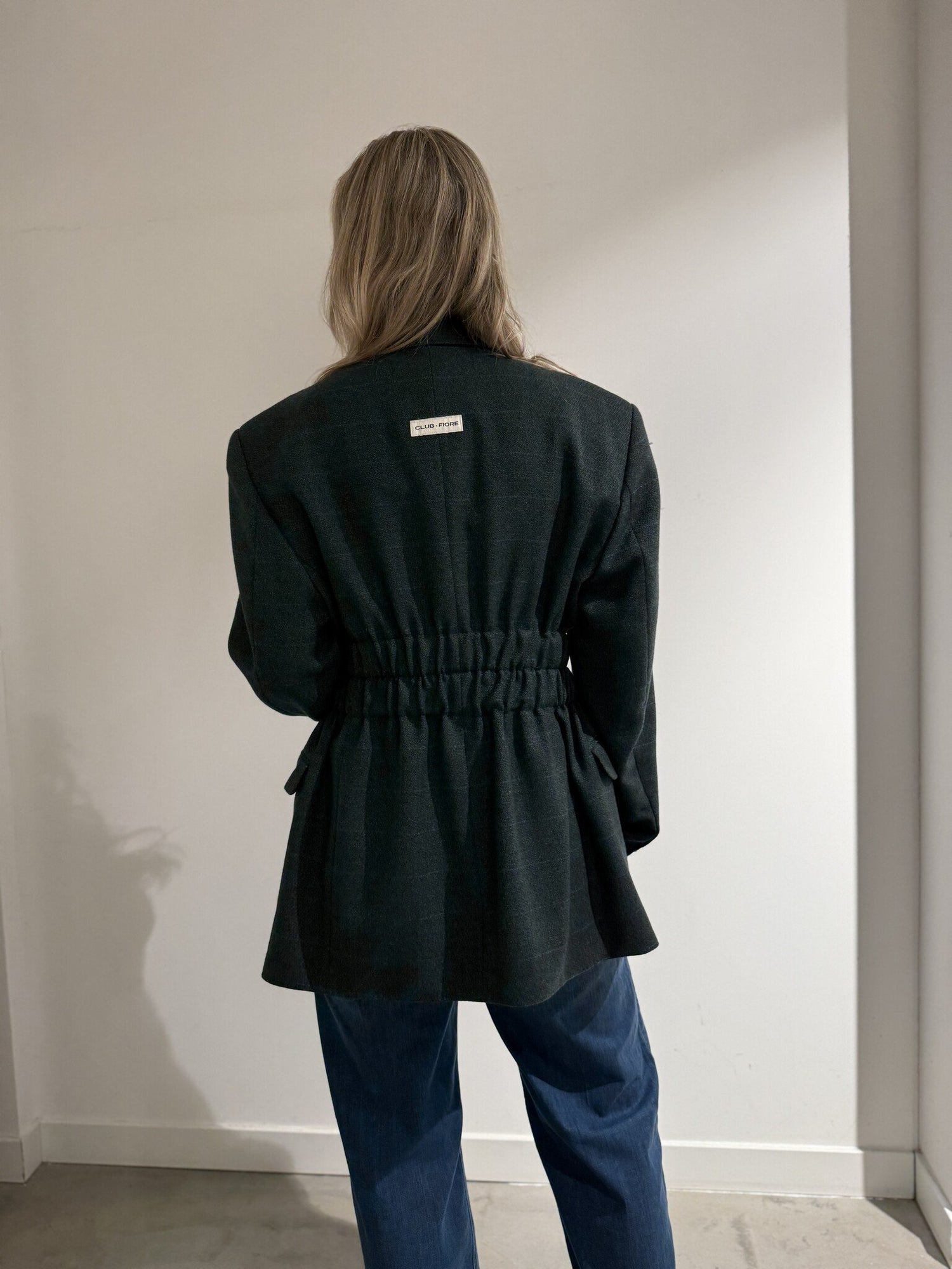 Blazer Lang One - Blue and green checkered one