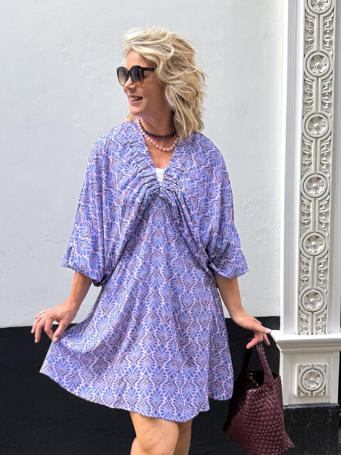 Flower Dress - Blue