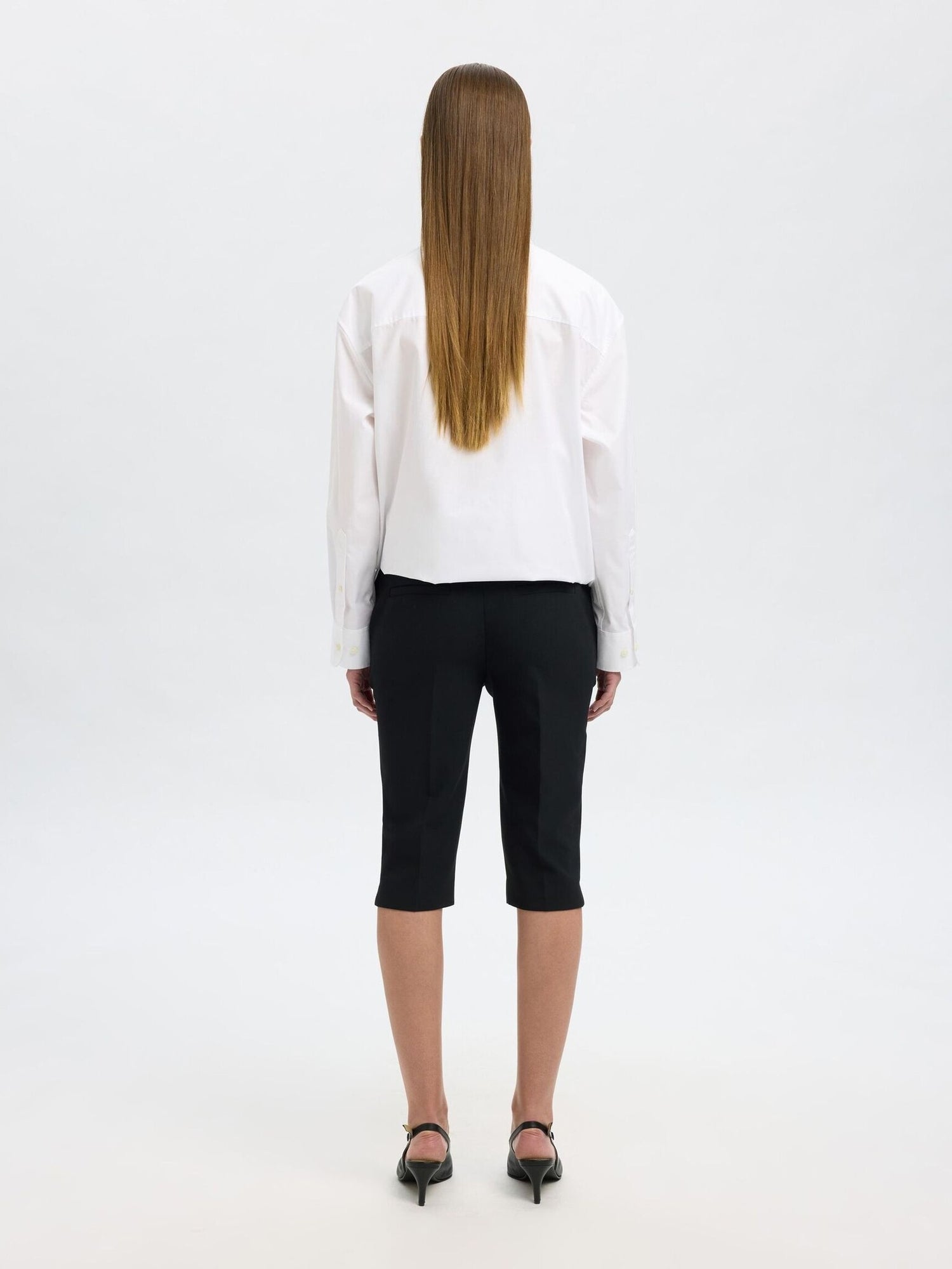 slfcapri-rita mw pant - Black