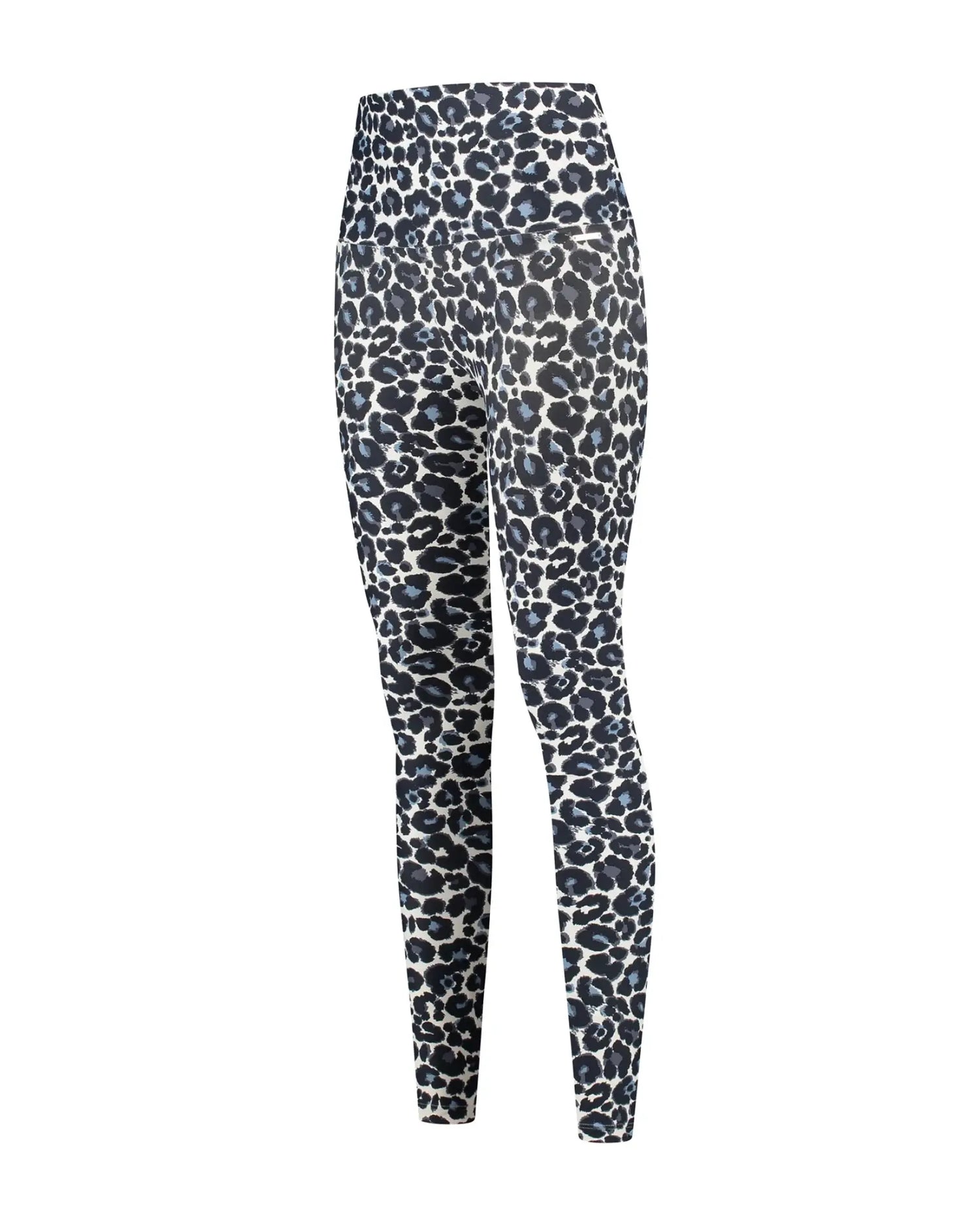 Classic leggings high waistband -  Leopard Summer Blue