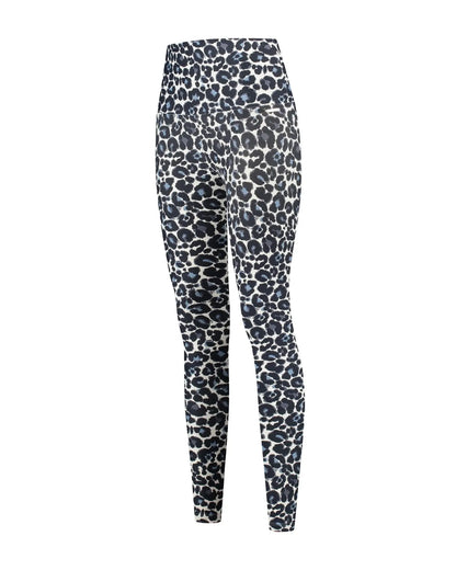 Classic leggings high waistband -  Leopard Summer Blue