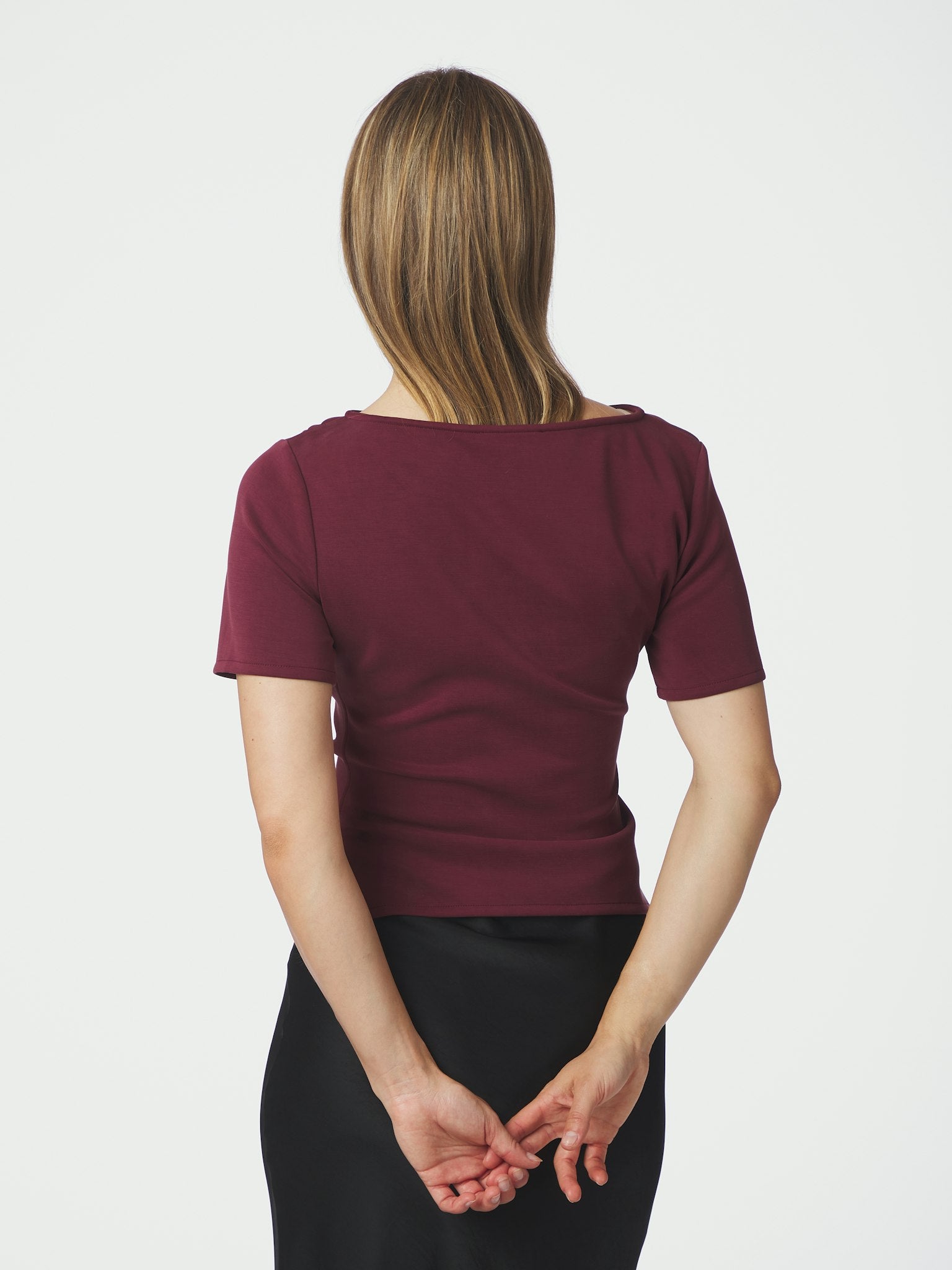 Rasmine Soft Blouse - Wine