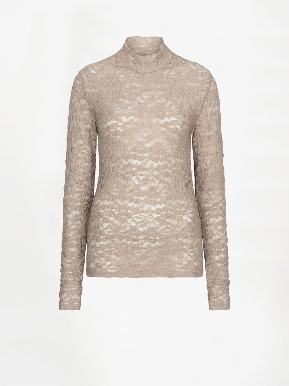 Irony Lace Rollkragen-Top – Moosoliv