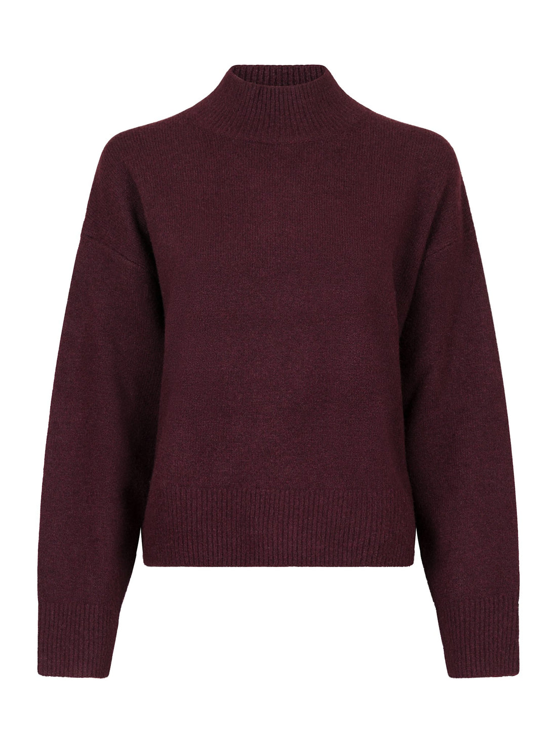 Paulina Knit Blouse - Wine