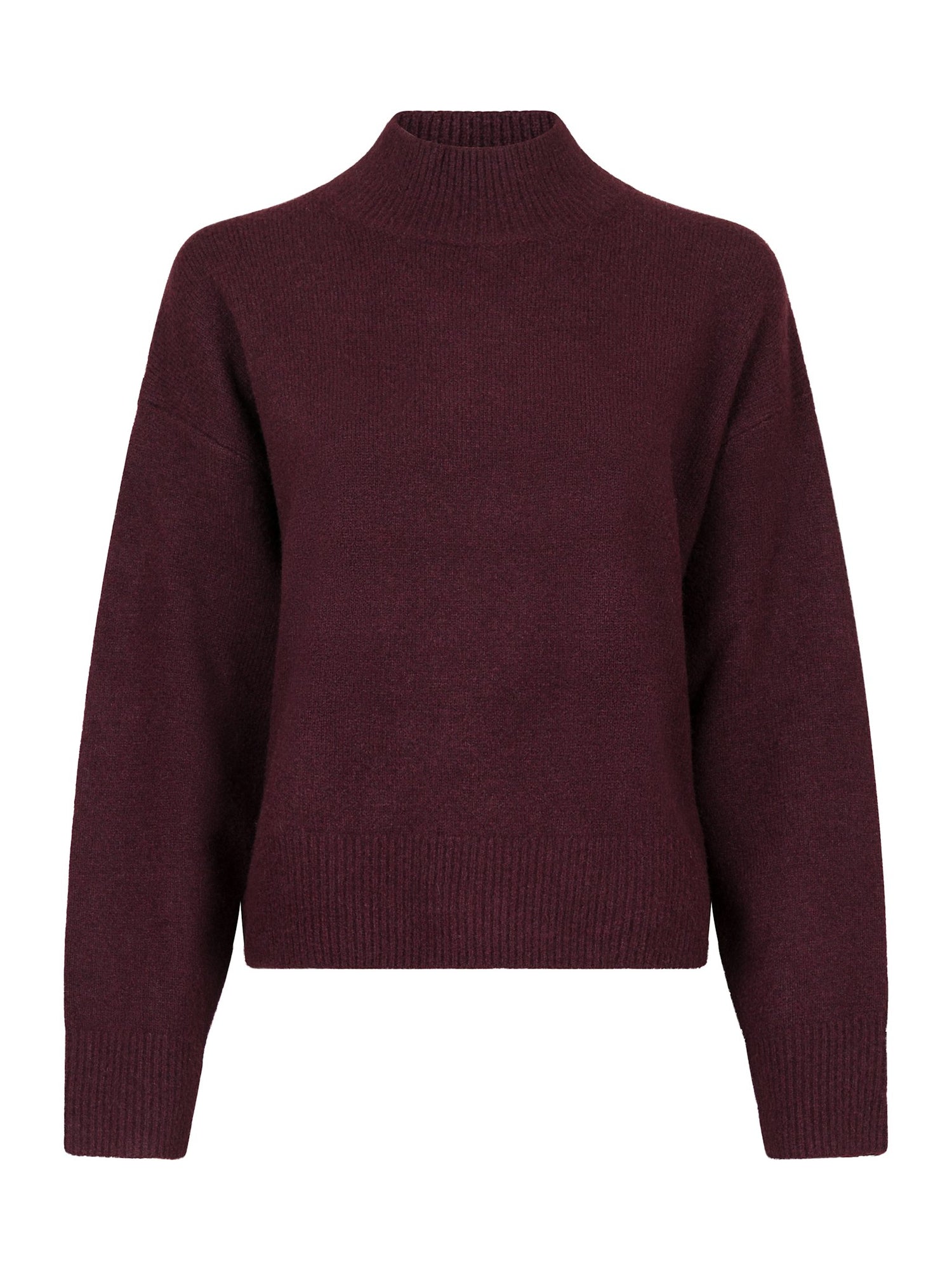 Paulina Knit Blouse - Wine