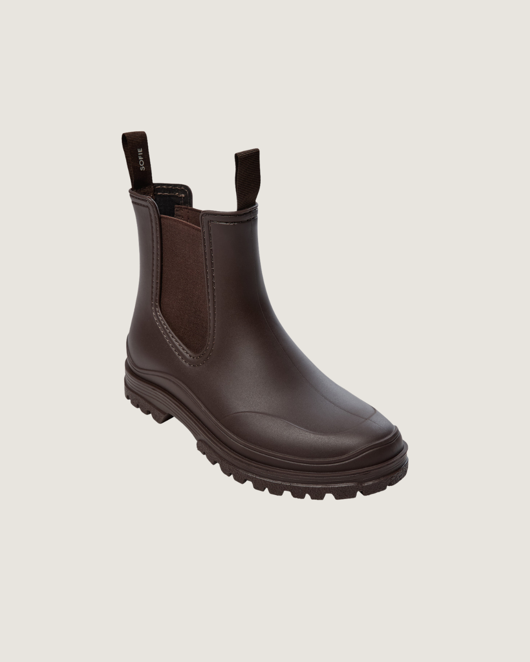 JodieSW Rubber Boot - Dark Brown