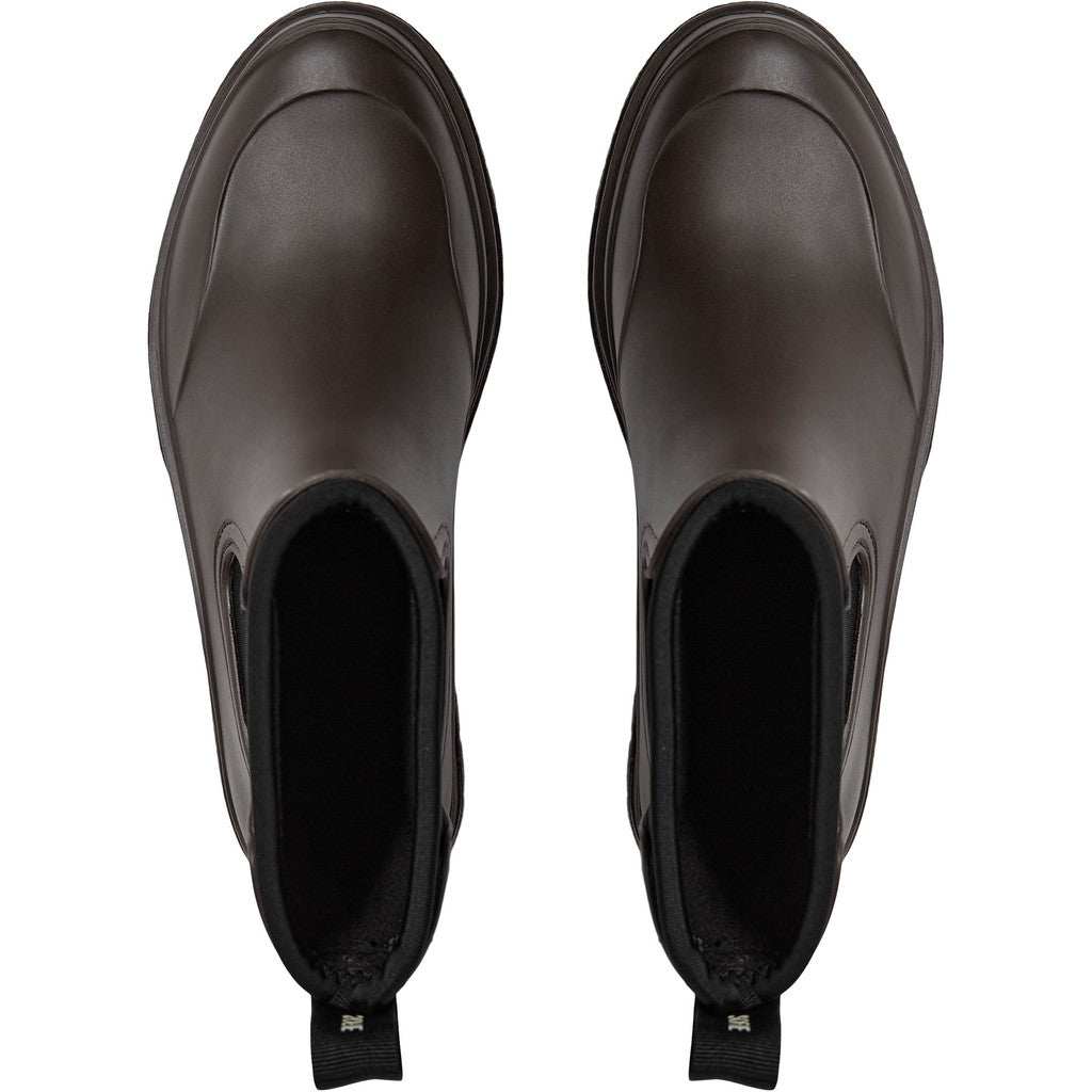 JodieSW Rubber Boot W. Lining - Intense Brown