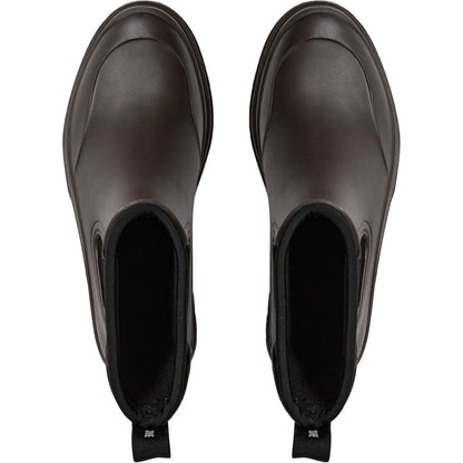 JodieSW Rubber Boot W. Lining - Intense Brown