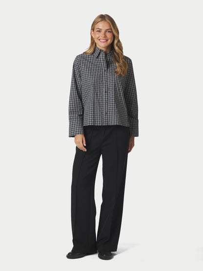Drew Check Bedaz Shirt - Dark Blue
