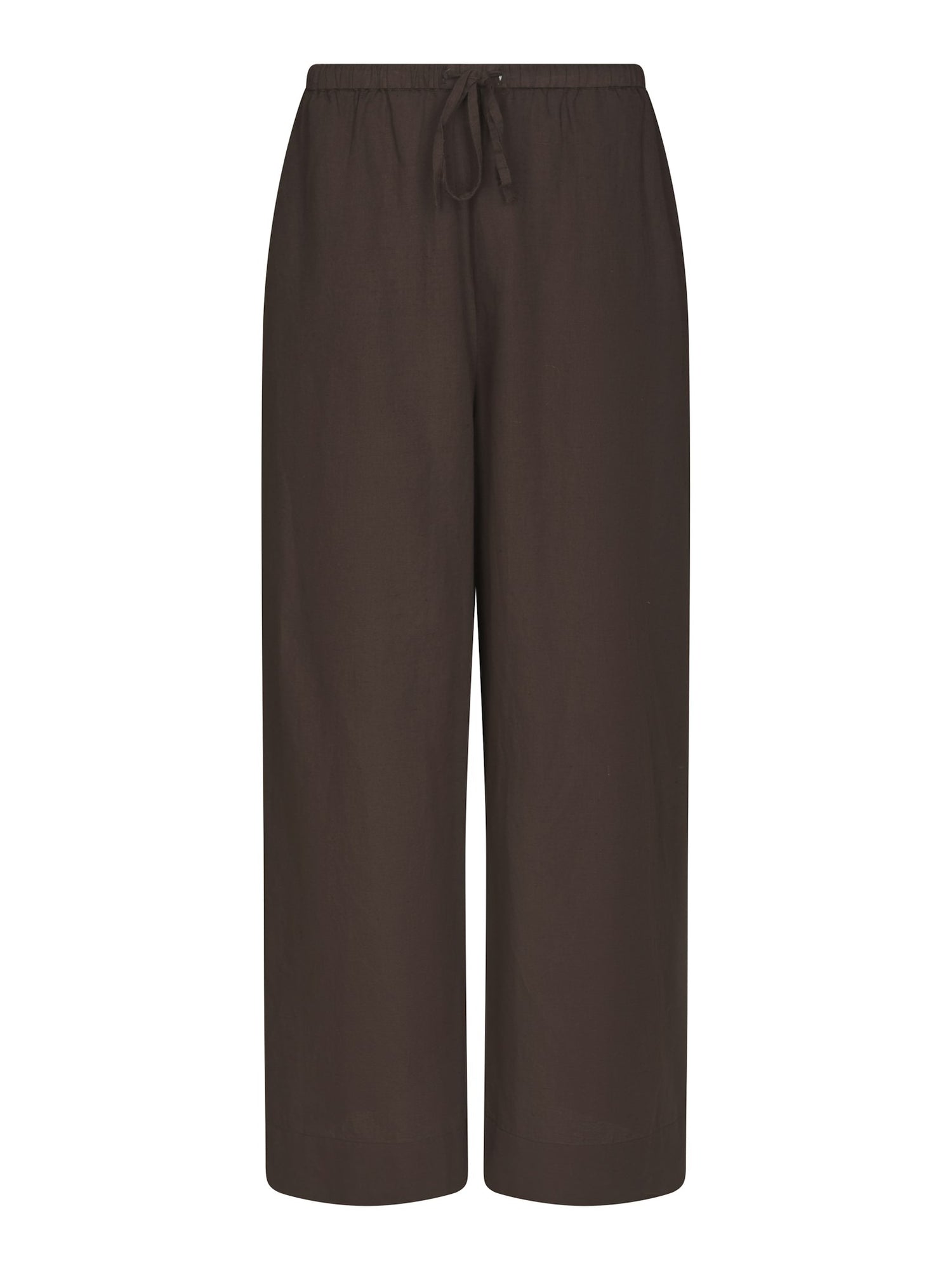 Heifa Linen Pants - Dark Brown