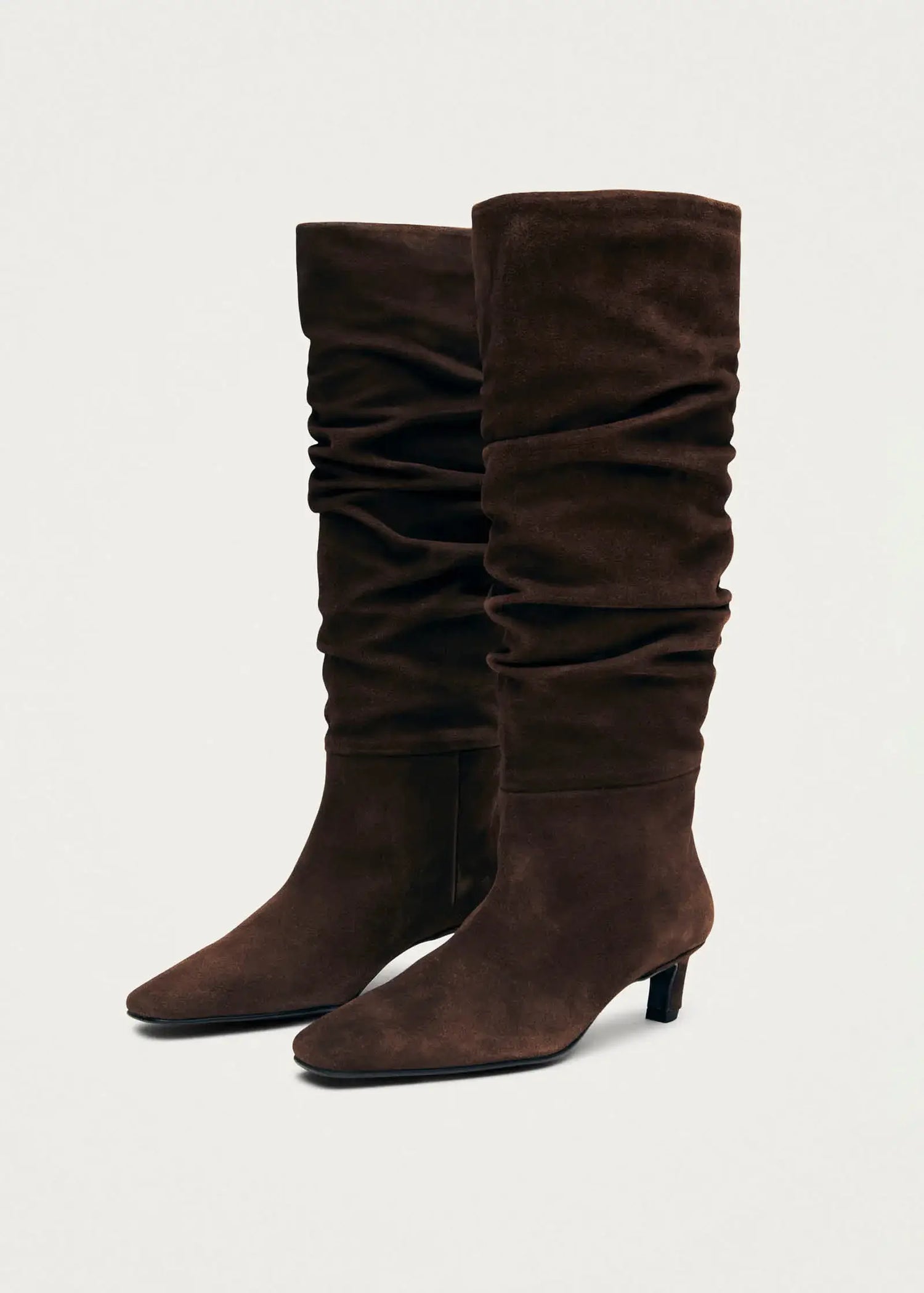 Kalila Lederstiefel - Wildleder Braun