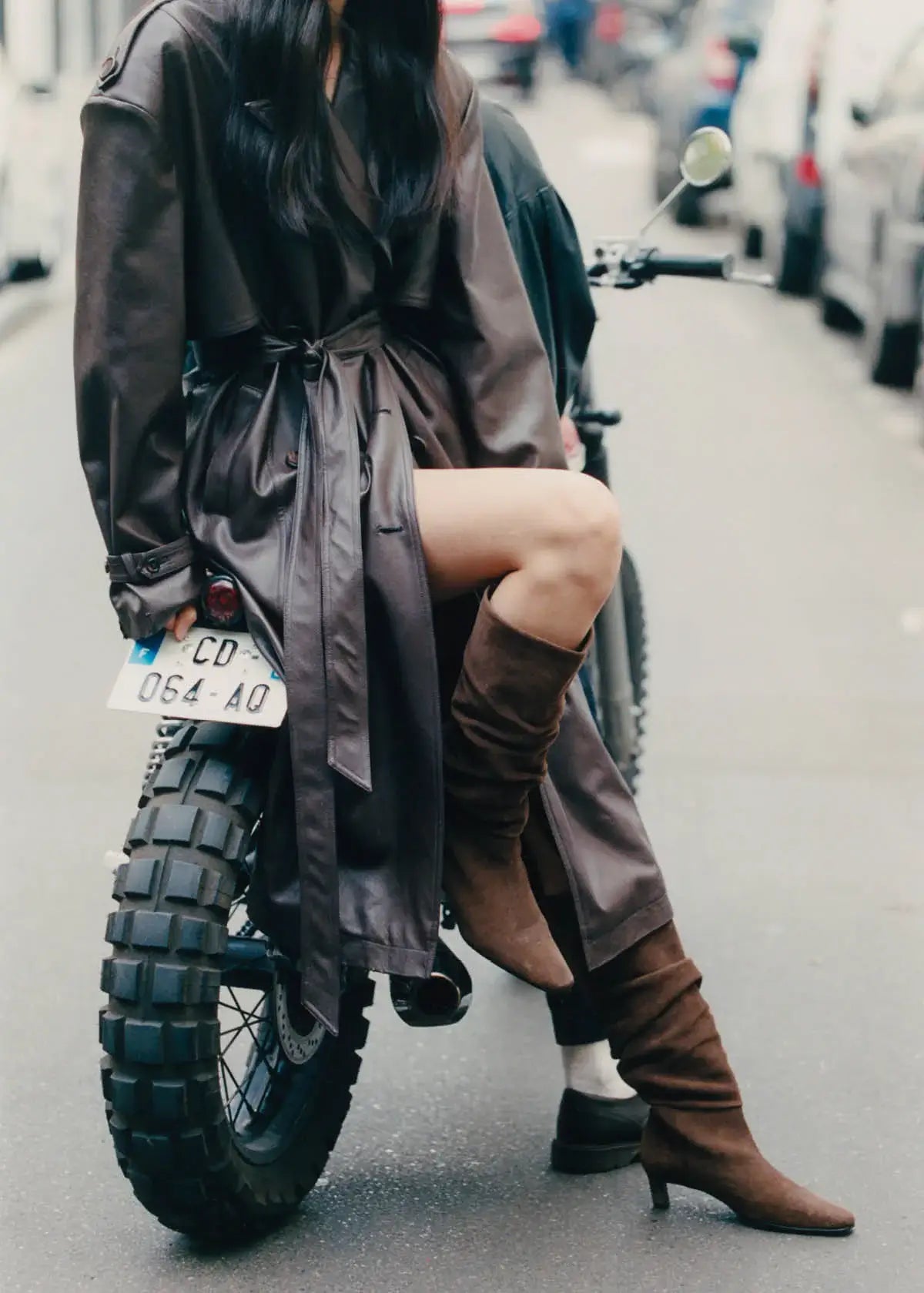 Kalila Lederstiefel - Wildleder Braun