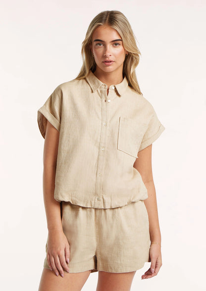Kelly Blouse - Safari Tan
