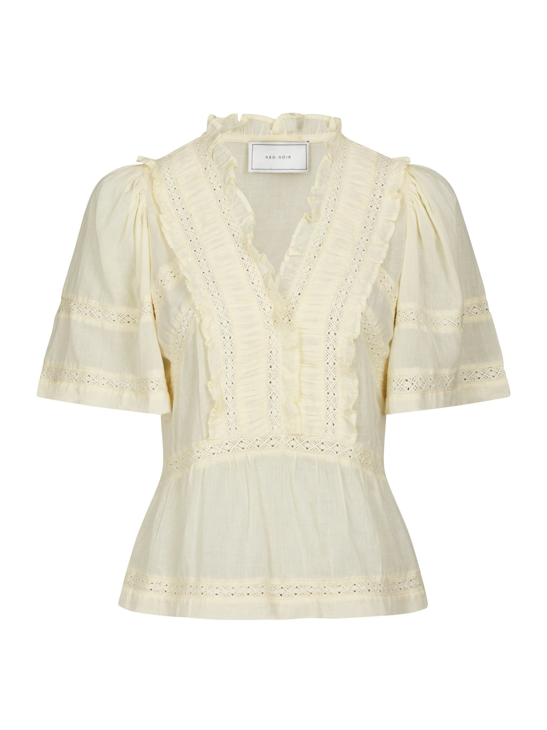 Evienne S Voile Top - Butter Yellow